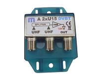 Wzmacniacz DVBT 2x UHF 15dB, Mezon A 2xU15, 12V