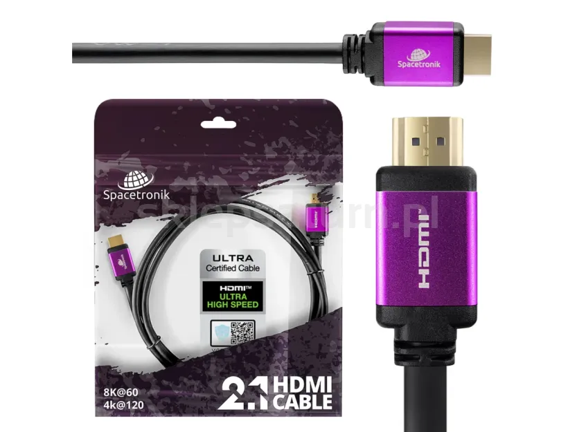 Kabel HDMI 2.1 8K SH-SPR020 2m UHS