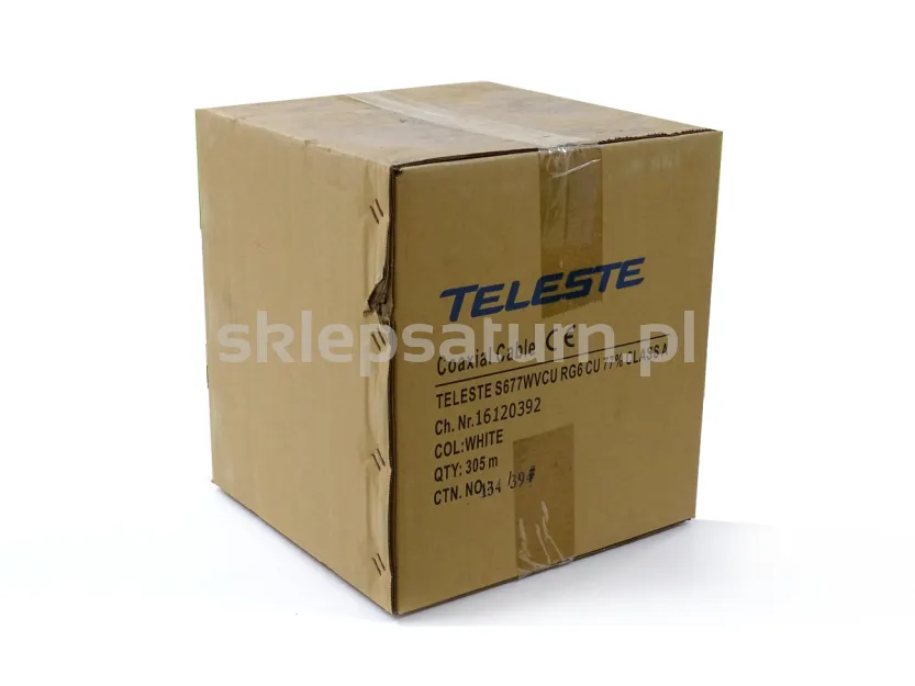 Kabel TELESTE (Satlan) S6 WVCU 1.02 60% CU PVC (305m)