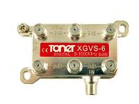 Rozgałęźnik Toner XGVS-6, 1x6, wertykalny