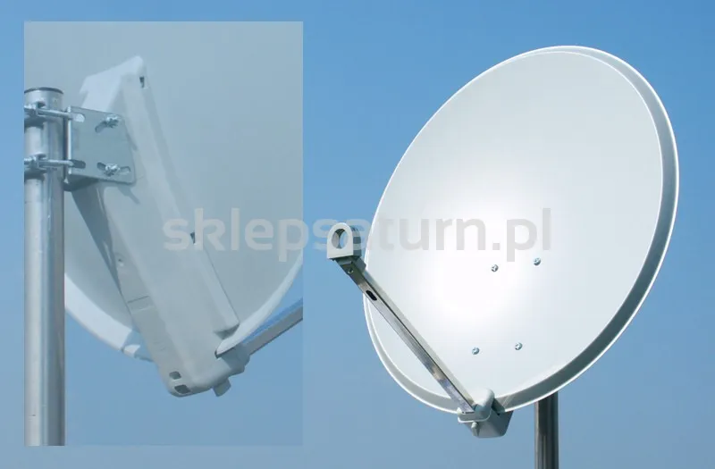 Antena satelitarna Famaval 80 SP30 STAL, biała.