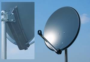 Antena satelitarna Famaval 80 SP30, stal, grafit.