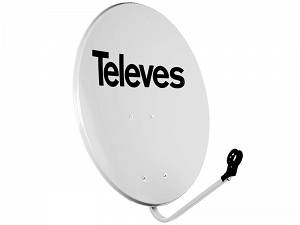 Antena satelitarna Televes 0,8 Offset WHITE, ref. 79012.