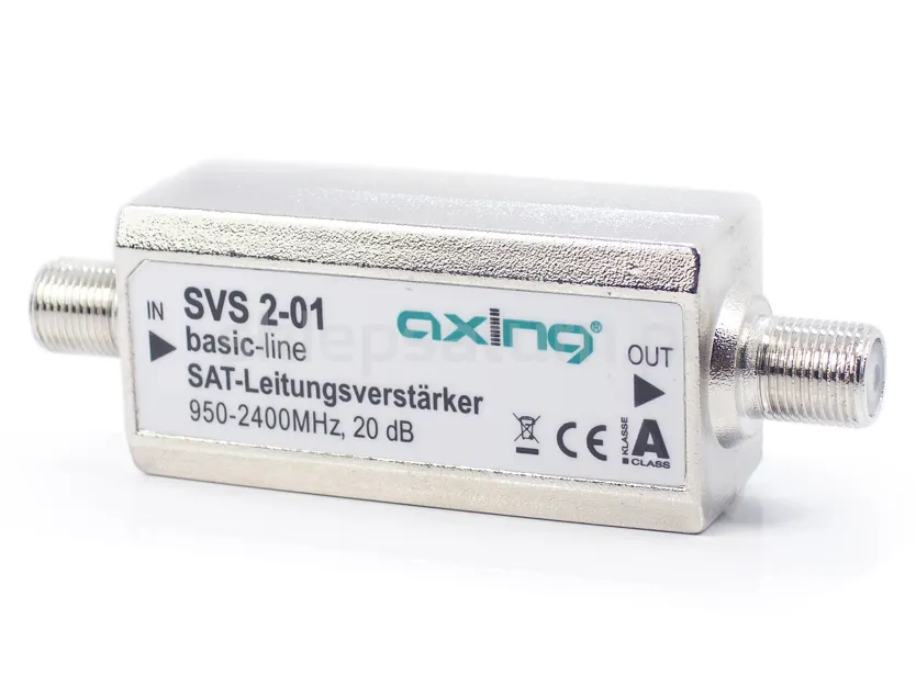 Wzmacniacz liniowy DVB-S Axing SVS 2-01.
