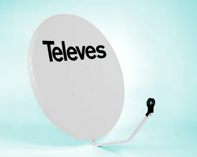 Antena satelitarna Televes 1.1 Offset WHITE, ref. 757201