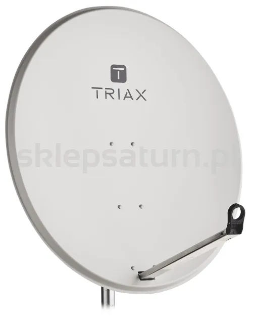 Antena satelitarna Triax TD 100, stal, biała z logo