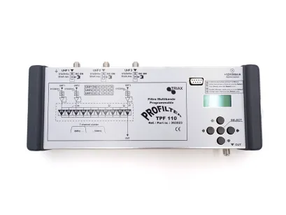 Filtr programowalny Triax TPF 110, UHF/UHF/UHF, pasywny
