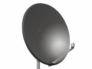 Antena satelitarna TELE System TM110 Media Line aluminiowa, antracyt.