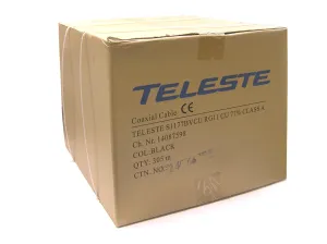 Kabel TELESTE S1177BVCU 1.63 CU 77% PVC czarny.