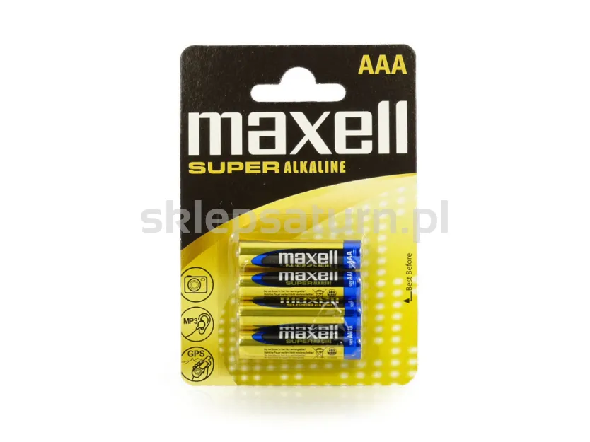 Bateria MAXELL LR03 AAA SUPER ALKALINE.