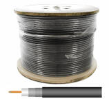 Kabel TELESTE (Satlan) S412 BEF Flex 2.26 CCA 60% PE czarny (305m)