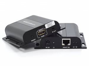 Przedłużacz HDMI Lenkeng LKV383I IR, po RJ45.
