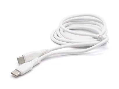 Kabel TYP C - TYP C Quick Charge 1m, LX8580, biały