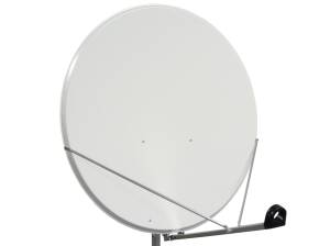 Antena satelitarna Famaval 110 TRX EL, stal, jasna