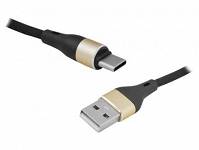 Kabel USB TYPE C 2m czarny HQ LX8572B