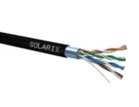 Kabel skrętka CAT.5e FTP Solarix PVC PE zewnętrzny, 305m.