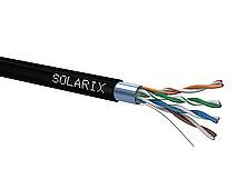 Kabel skrętka CAT.5e FTP Solarix PVC PE zewnętrzny, 305m.