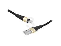 Kabel USB - Micro USB 1M czarny LX8571B