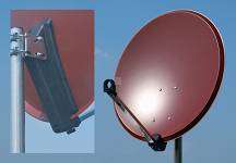 Antena satelitarna Famaval 80 SP30 ALU, ceglasta
