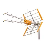 Antena U/V Televes V+ MIX ref.149011 ze wzmacniaczem i filtrem 5G, opakowanie pojedyńcze - 2
