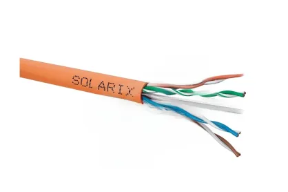 Kabel skrętka Solarix CAT6 UTP LSOHFR B2ca, SXKD-6-UTP-LSOHFR-B2ca (500m)