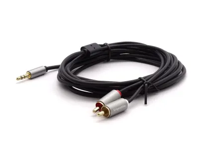 Kabel 2 RCA - JACK 3.5mm 3m Kruget&Matz Basic KM1216
