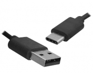 Kabel USB Type C 1m HQ, czarny