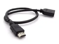 Kabel połączeniowy HDMI wtyk - HDMI gniazdo 0.5m, KPO2601