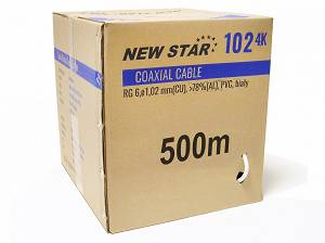 Kabel NEW STAR 102 4k 1.02 CU.