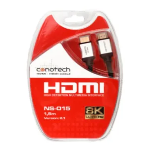 Kabel HDMI Conotech NS-015 v2.1, 8K, 1,5m