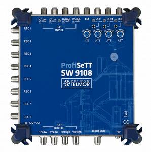 Multibas T-T SW-9108 2UHF/VHF/FM/SAT 12V/1A
