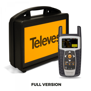 Miernik Televes H30 Evolution FULL | DVB-S/S2/T/T2/C + Analizatory WiFi I IPTV + Wizualizacja HEVC + Przedłużacz Koncentryczny + Walizka, ref. 593505.