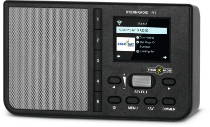 STERNRADIO IR1 czarne radio internetowe TechniSat