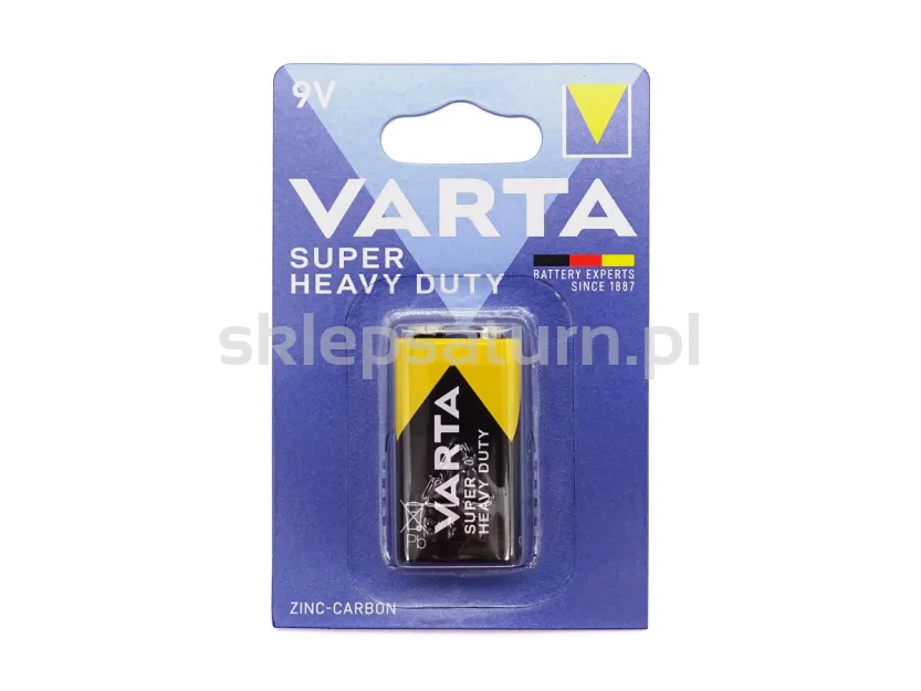 Bateria Varta 9V SUPER HEAVY DUTY