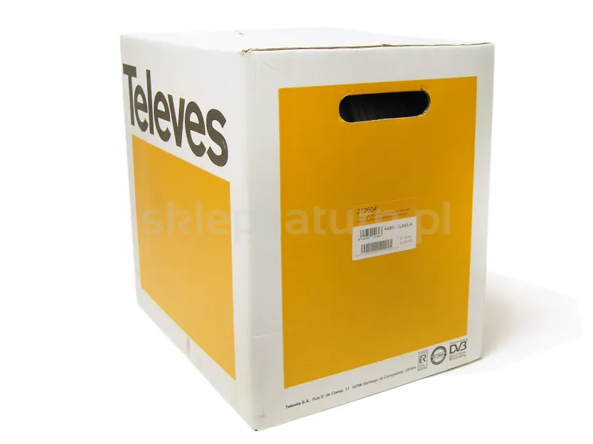 Kabel TELEVES T-100 1.13 CU 77% PVC ref. 212604.