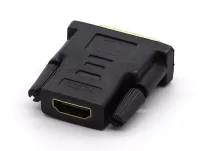 Złącze adapter wtyk DVI (24+1) dual link - gniazdo HDMI, Cabletech KOM0951
