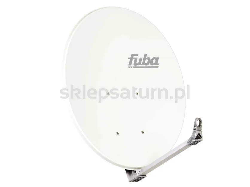Antena satelitarna Fuba DAA 110W ALU, biała.